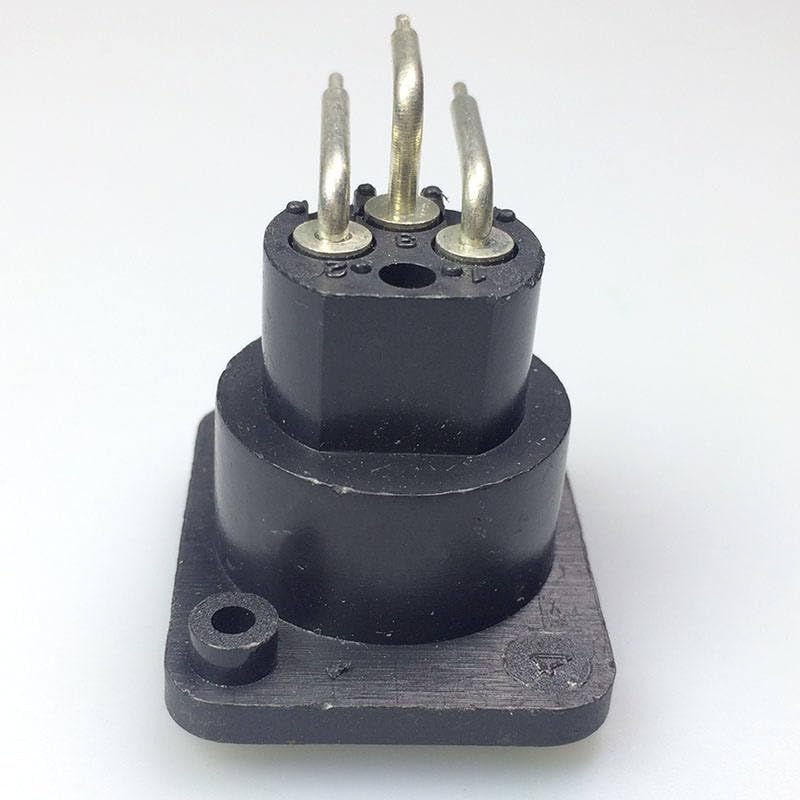 100pcs/lot 90 Degree 3pin XLR Female Panel Mount Right Angle XLR Chassis Adapter Microphone Wire Connector XLR Jack Socket