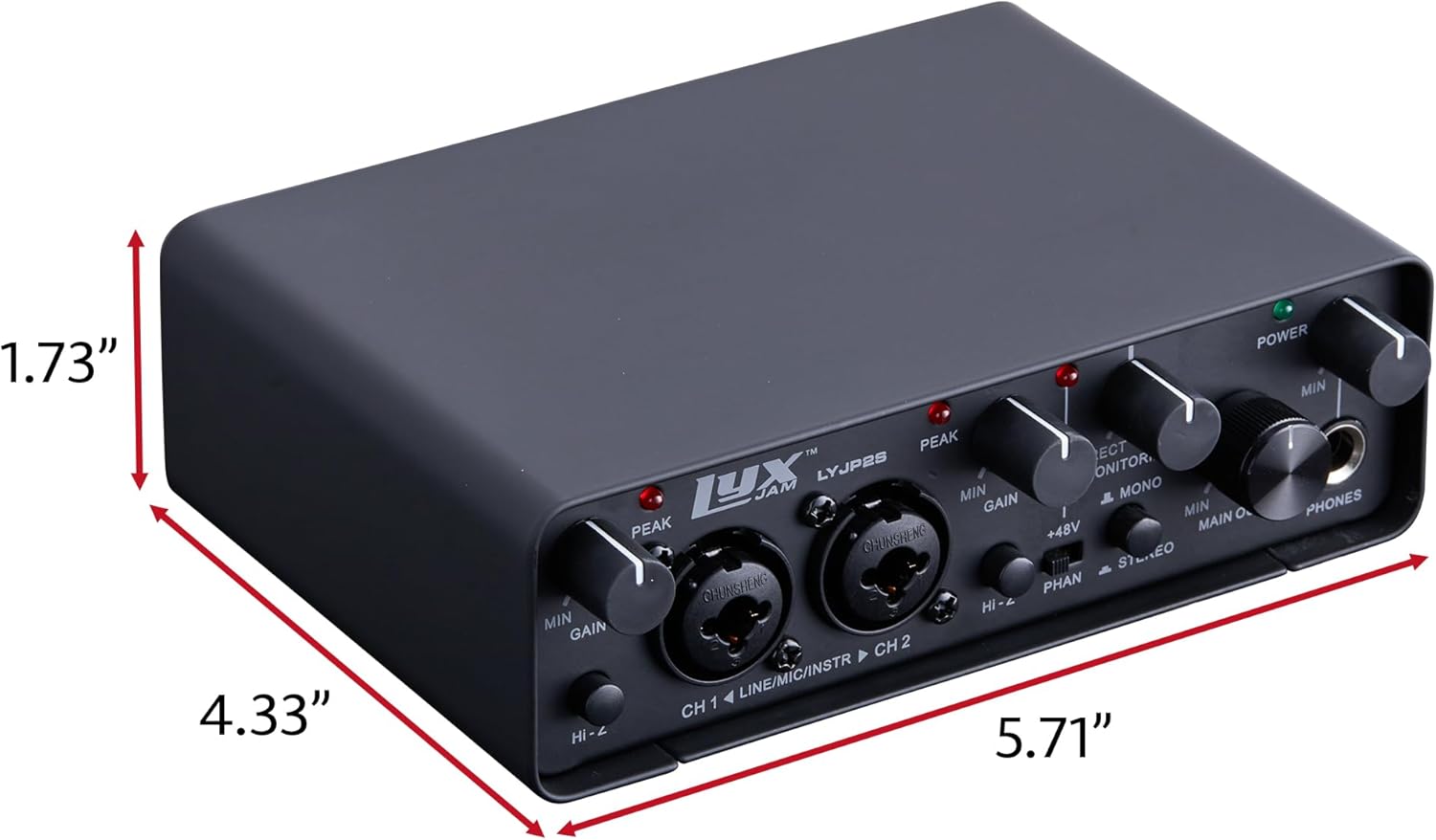 2×2 USB Audio Interface Recording Bundle w, Cardioid Condenser Mic, Studio Headphones, Shockmount, XLR Cable, Waveform OEM Software, 24-bit/192 kHz Music, Podcast, Voiceover & Streaming Kit