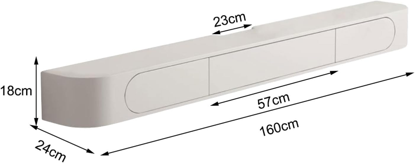 Wall Mounted TV Cabinet Floating TV Shelf Wall Shelf TV Stands Audio/Video Hutch Electronics Shelf for TV Components Storage Shelf Book Shelf Wall Unit Decor Wall Mount Corner Shelves Wall Cabinet