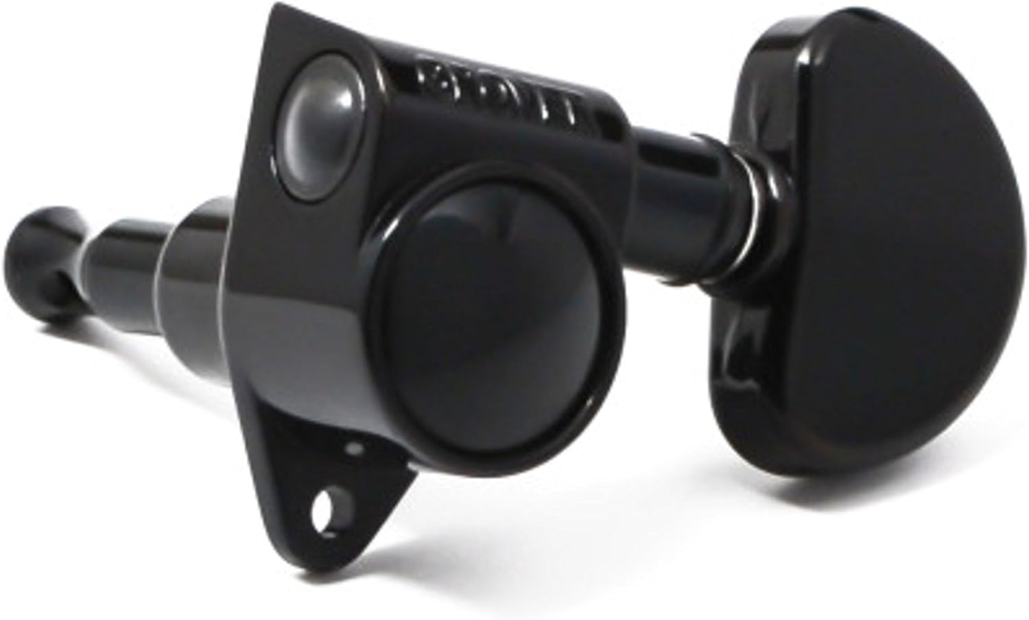 Grover 102BC Rotomatic 3 per Side Machine Heads, Black Chrome