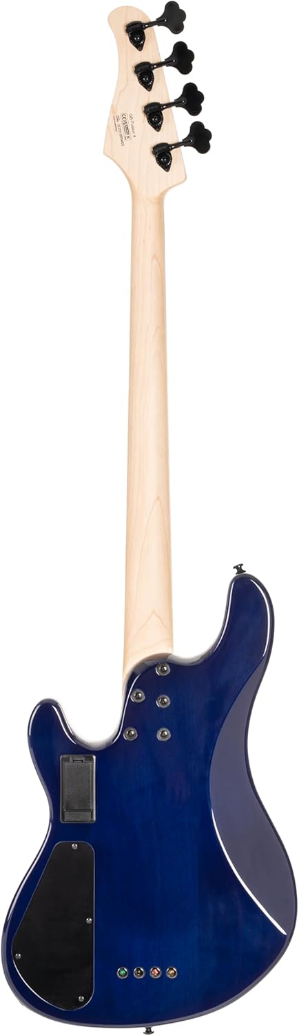 Cort GBFUSION4BB GB Series Fusion Bass Guitar, Blue Burst