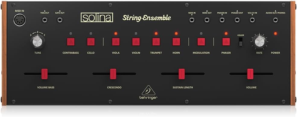 Behringer SOLINA STRING ENSEMBLE Classic Analog String Ensemble Synthesizer with 49-Voice Polyphony, BBD.