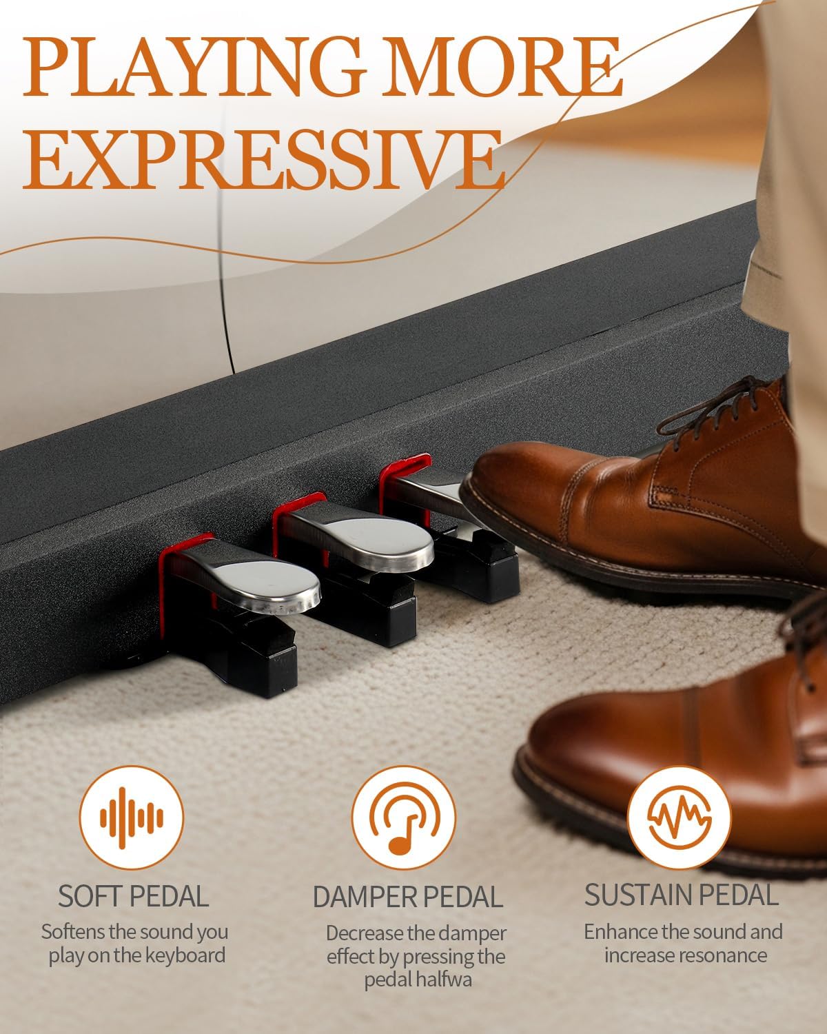 Ktaxon 88 Key Piano Keyboard Digital Piano with 3 Tone Controls, MIDI & Bluetooth Functionality, Includes Headphones, Musical Sheet Clip, Sticker, Dust Cover, Electric Keyboard for Beginner(Compact)