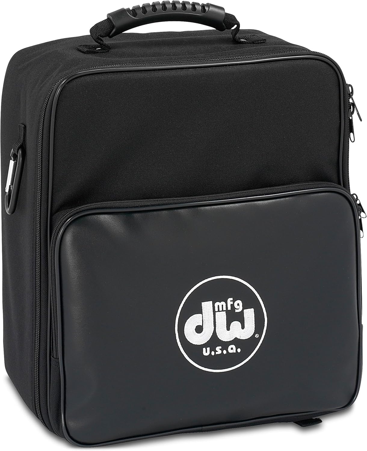 DW MFG Series Colorboard Machined Direct Drive Double Bass Drum Pedal w/Bag, Gun Metal Edition
