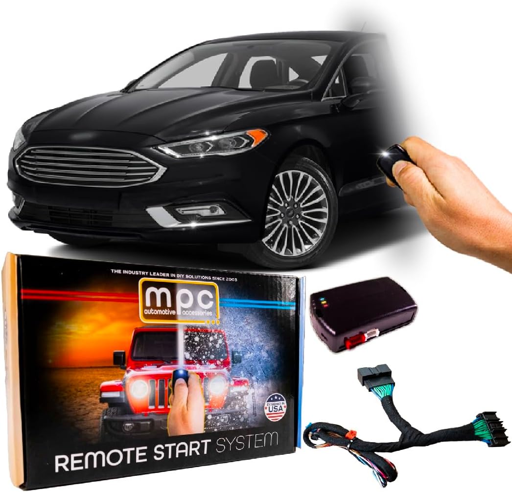 MPC Remote Start Kit Compatible with 2014-2020 Ford Fusion || Plug n Play Harness || 10 Minute Install || Zero Wire Splicing || Push to Start || Hybrid Vehicles
