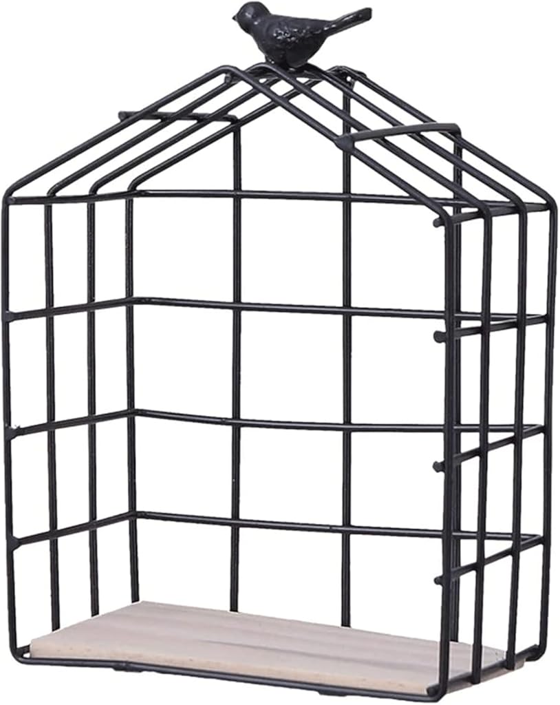 Corner Shelves Wall Decoration Shelf Iron Material Tough and Firm Wall Decoration Storage Shelf and Wall Mount Book Display Rack for Bedroom Living Room Bathroom Ect