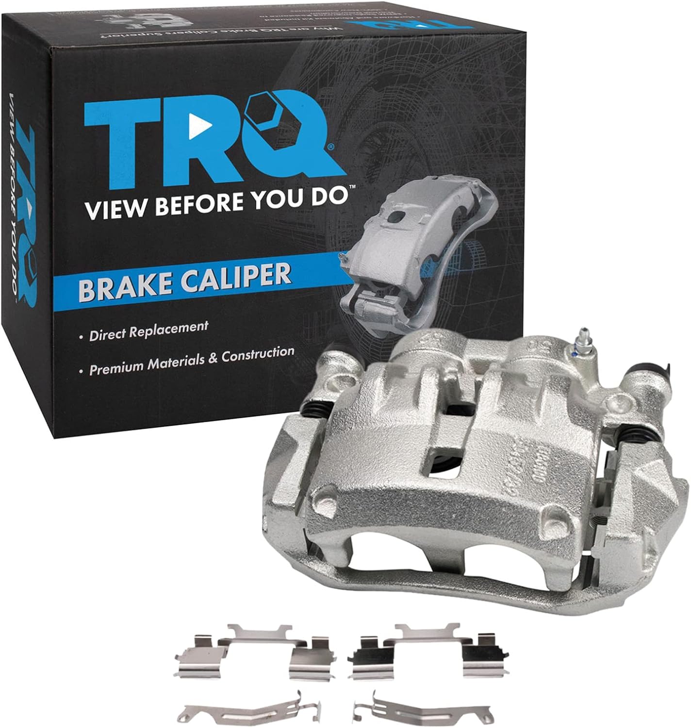 TRQ Front Left Brake Caliper w/Bracket Drivers Side Compatible with 2014-2020 Ram ProMaster 1500 ProMaster 2500 ProMaster 3500