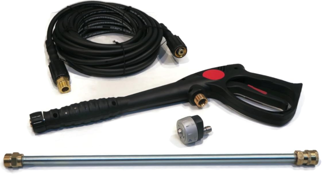 Spray Gun, Wand, Hose, 5-in-1 Nozzle KIT fits Excell Devilbiss VR2522 VR2320