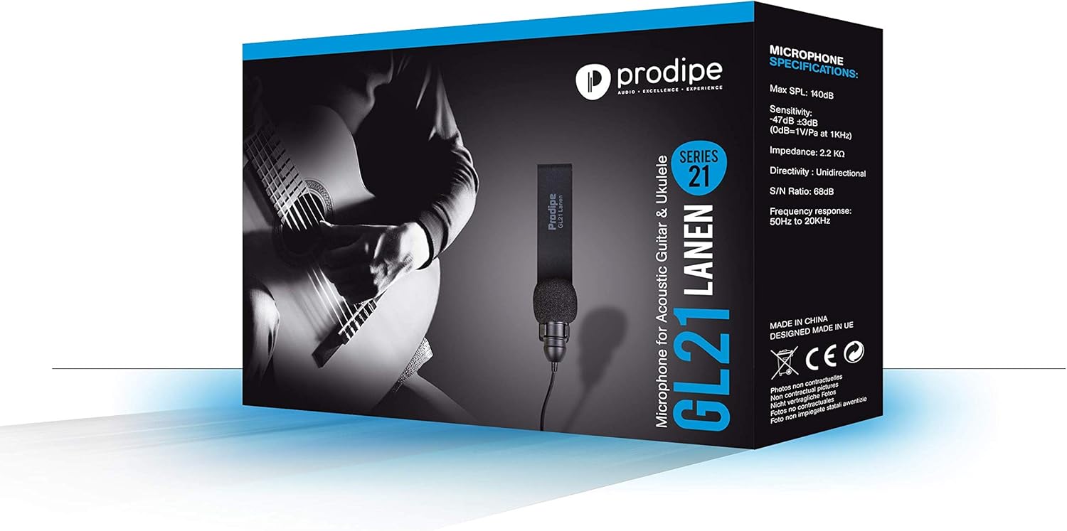 Prodipe GL-21 Microphone for Acoustic Guitar and Ukulele