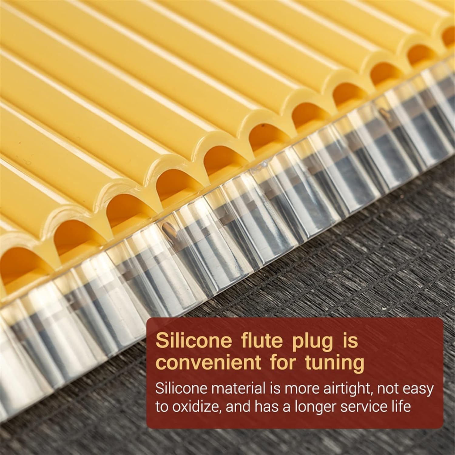 18-Pipe Pan Flute G-G3 Key Pan Pipes ABS Panpipes Chinese Traditional Woodwind Instrument with Bag (Color : 1)