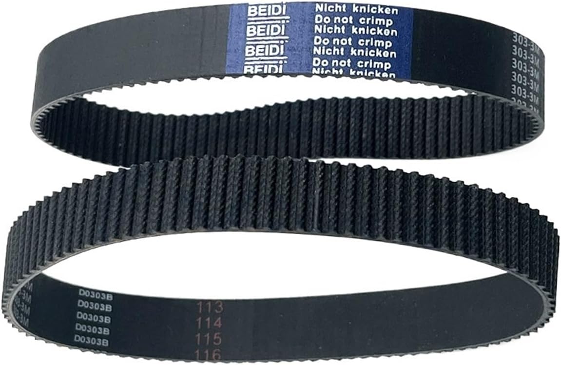 3M Timing Belt Length 195 198 201 204 207 210 213 216 219 222 225 228mm Width 6/9/10/15/20mm Sweeper Washing Machine Belt(216mm-3M-(72 Teeth),1pcs,20mm)