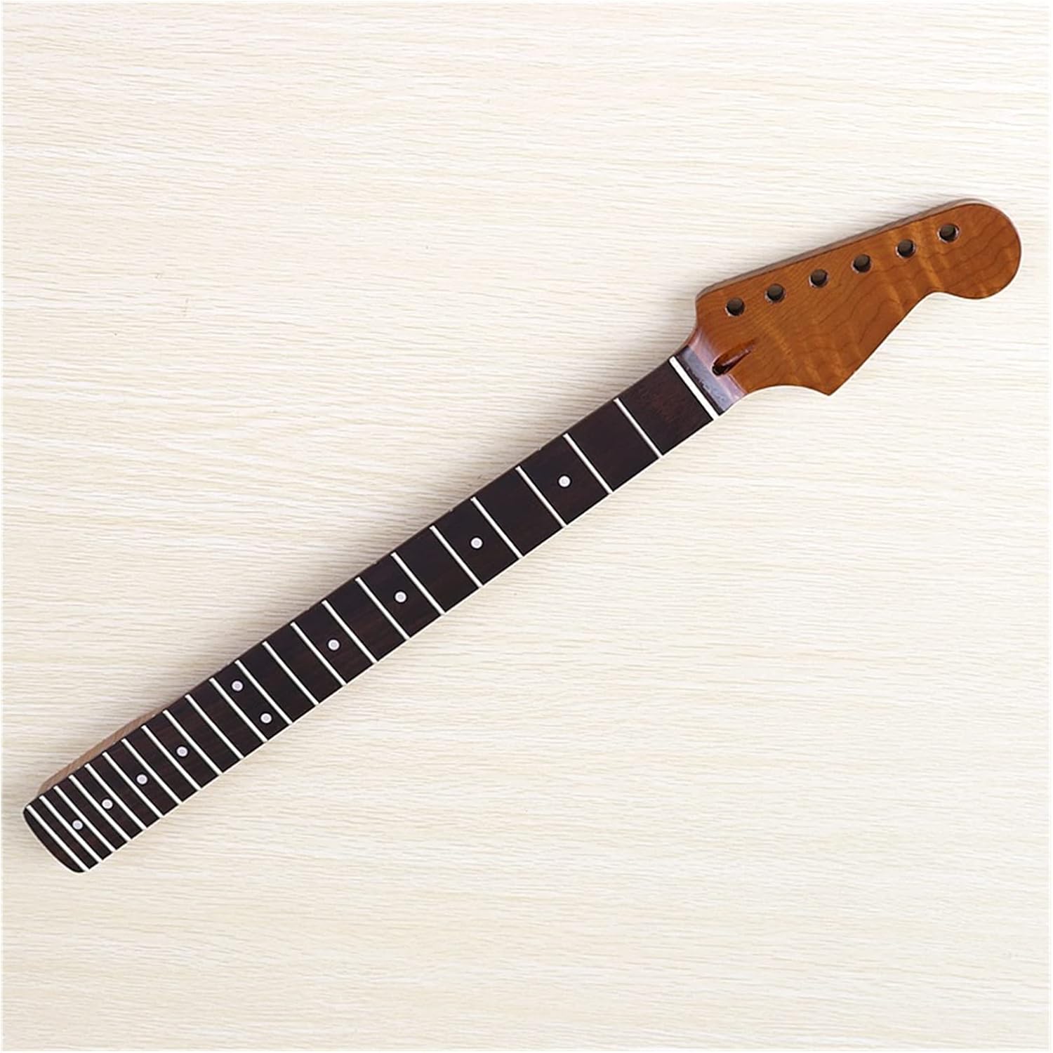 Roasted Maple Electric Guitar Neck 22 Fret Gloss for ST Style Guitar ​Neck Replacement
