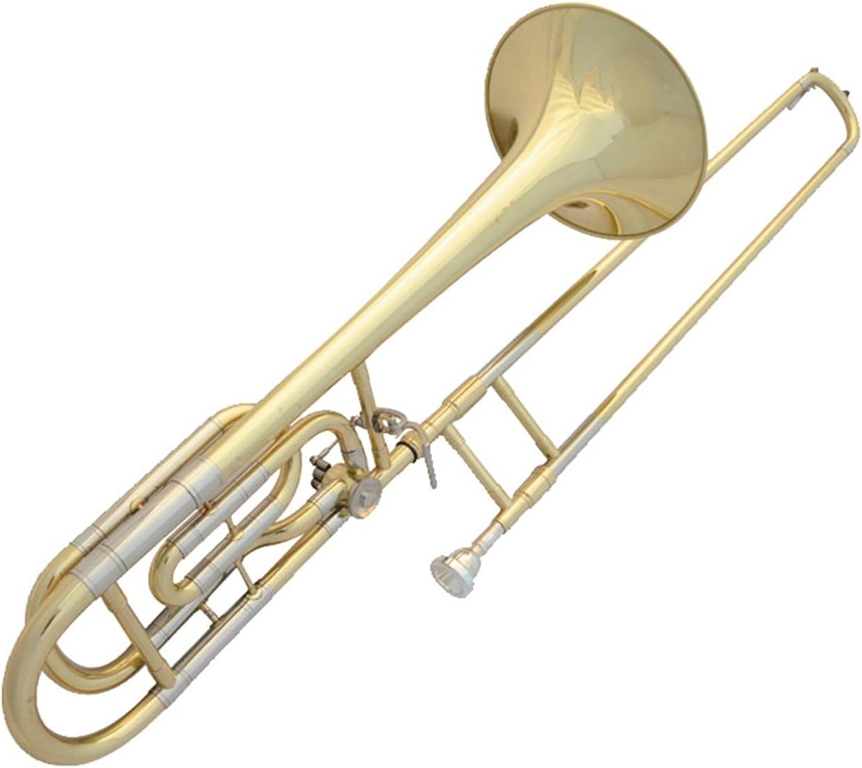 Professional instrument B flat trombone suitable for adults