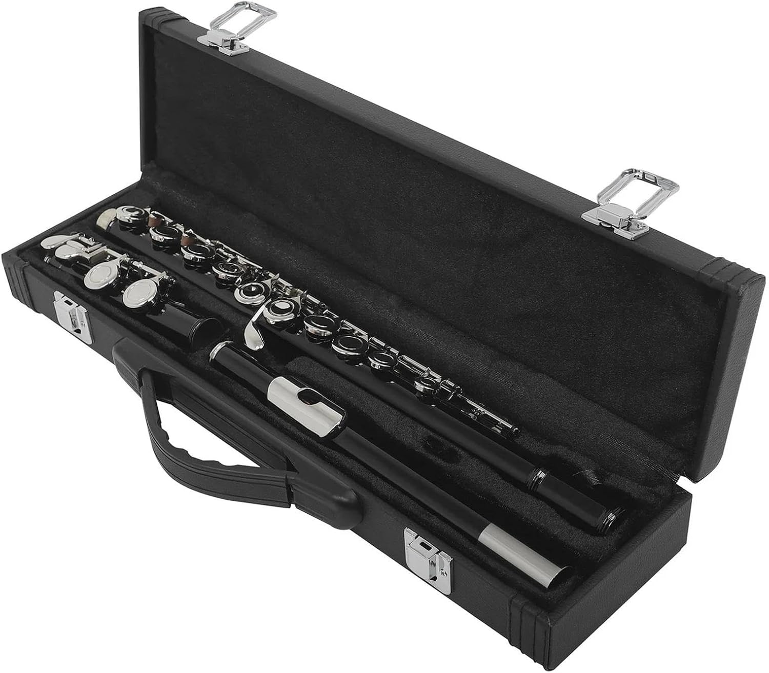 Woodwind Instruments Flute Nickel-plated Cupronickel 16 Hole C Key Woodwind Padded Case