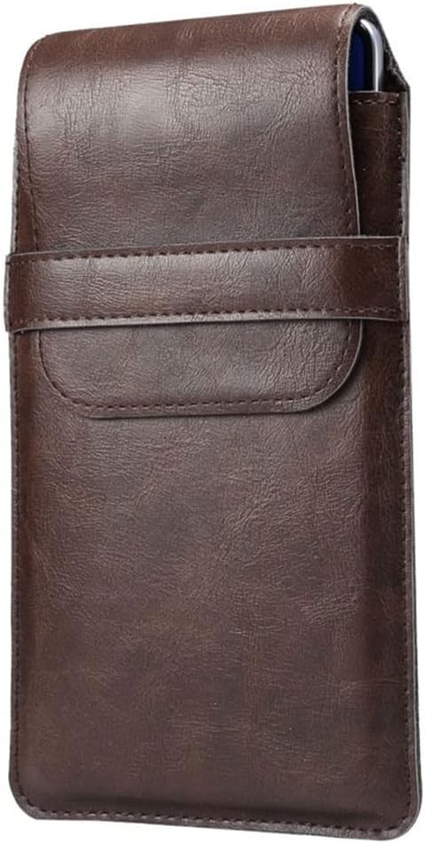 Universal 4.8-6.9inch Slim Anti-Drop Mobile Phone Waist Belt Clip Bags Case Cover with Magnetic Buckle(White-Patch Five-Pointed star4,L Code 18 * 10cm)