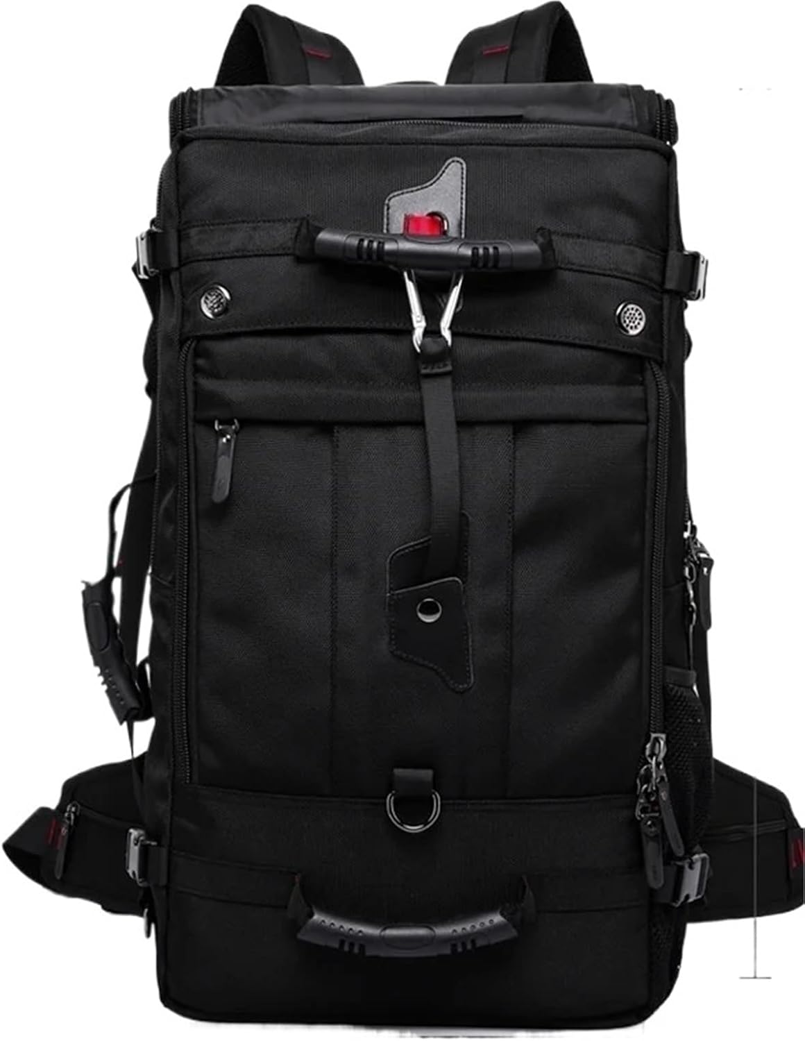 50L Waterproof Travel Backpack – 17.3 Inch Laptop Bag For Men & Women Outdoor Use(50L black with lock)