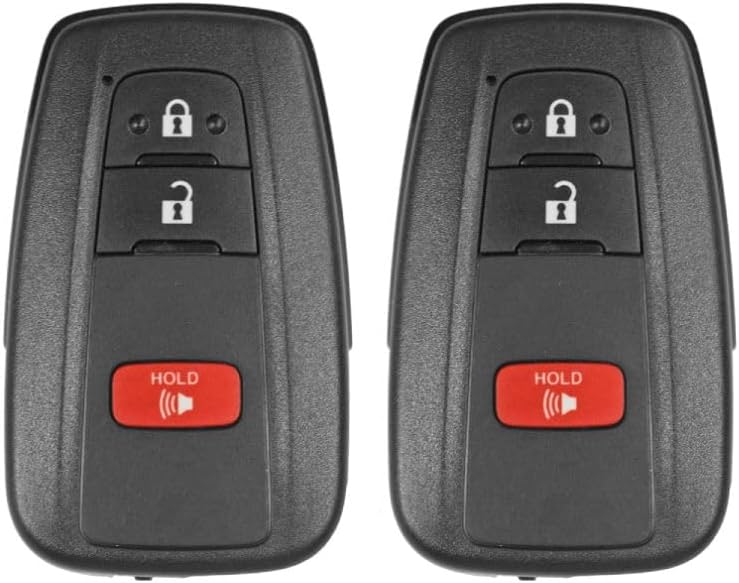 Replacement Smart Key Fob for Toyota Corolla Hatchback 2020 FCC HYQ14FBN Part Number 8990H-12180 8990H12180 Pack of 2