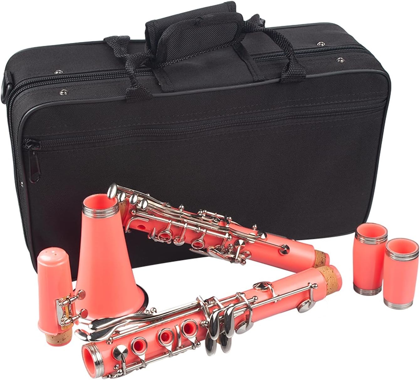 Bb Clarinet Woodwind Band Orchestra Musical Instruments for Beginners W/Case Stand Mouthpiece 10 Reeds Mini Screwdrive Professional Clarinet