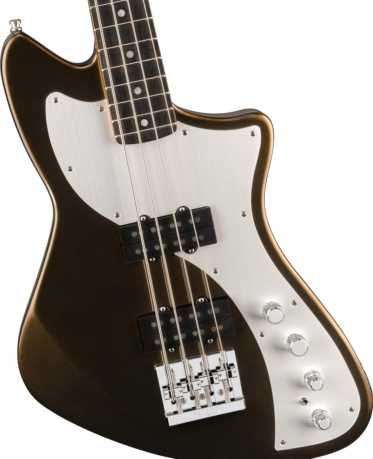 Fender American Ultra II Meteora Bass - Texas Tea, Ebony Fingerboard