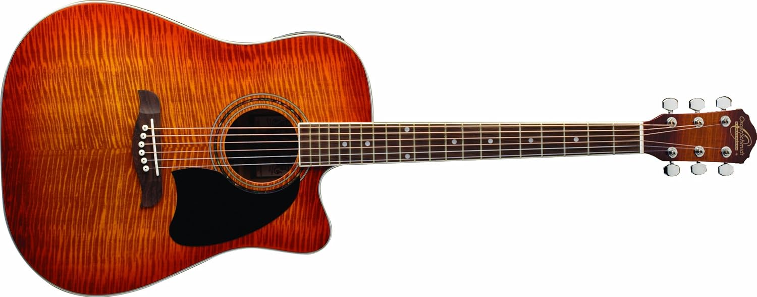 Oscar Schmidt 6 String Acoustic-Electric Guitar, Right (OG2CEFYS-A-U)