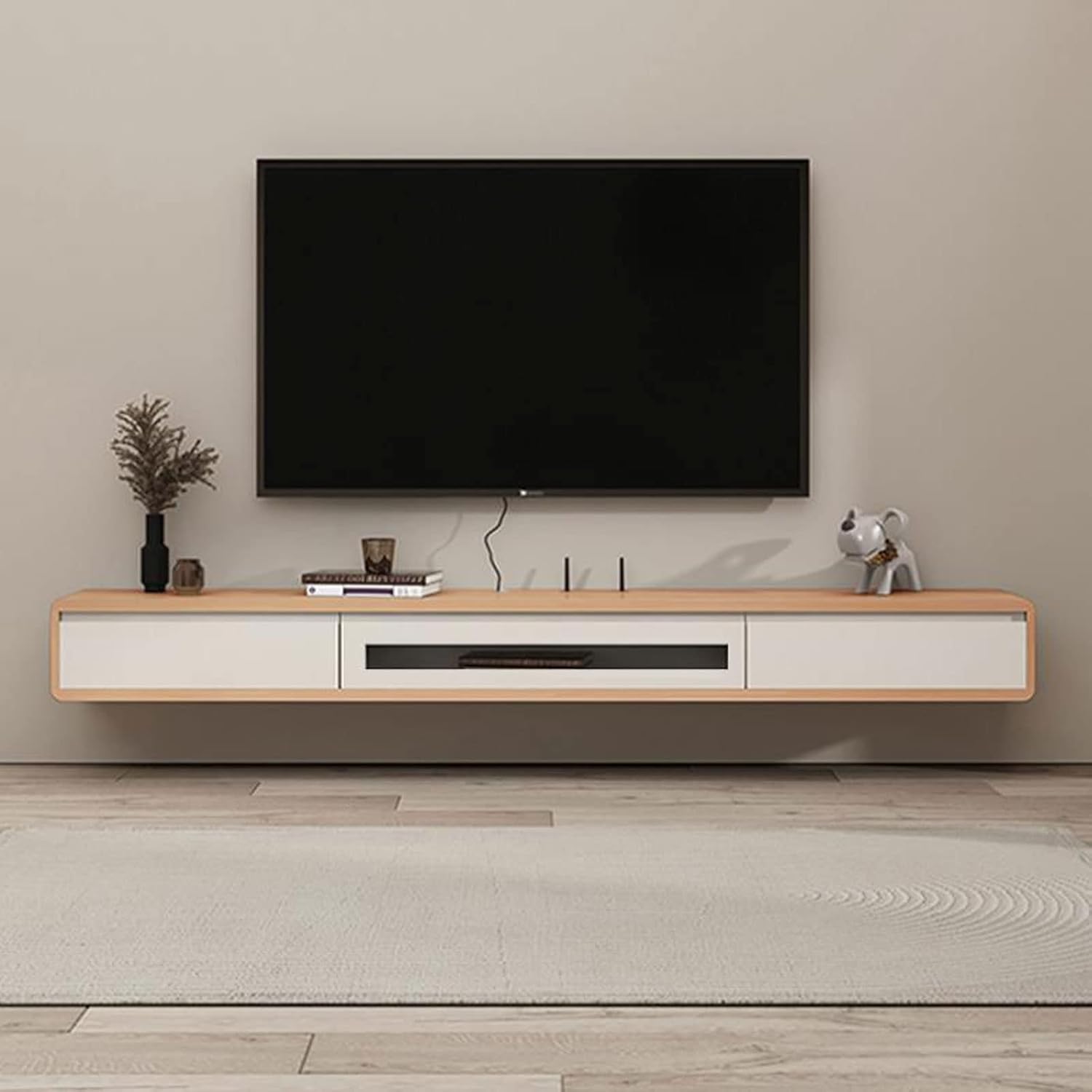 Wall Cabinet TV Shelf TV Stands Wall Mounted TV Cabinet Wall Shelf Floating Shelves TV Storage Shelf Wall Unit Decor TV Media Console TV Box Set top Box Shelf Wall Mount Corner Shelves