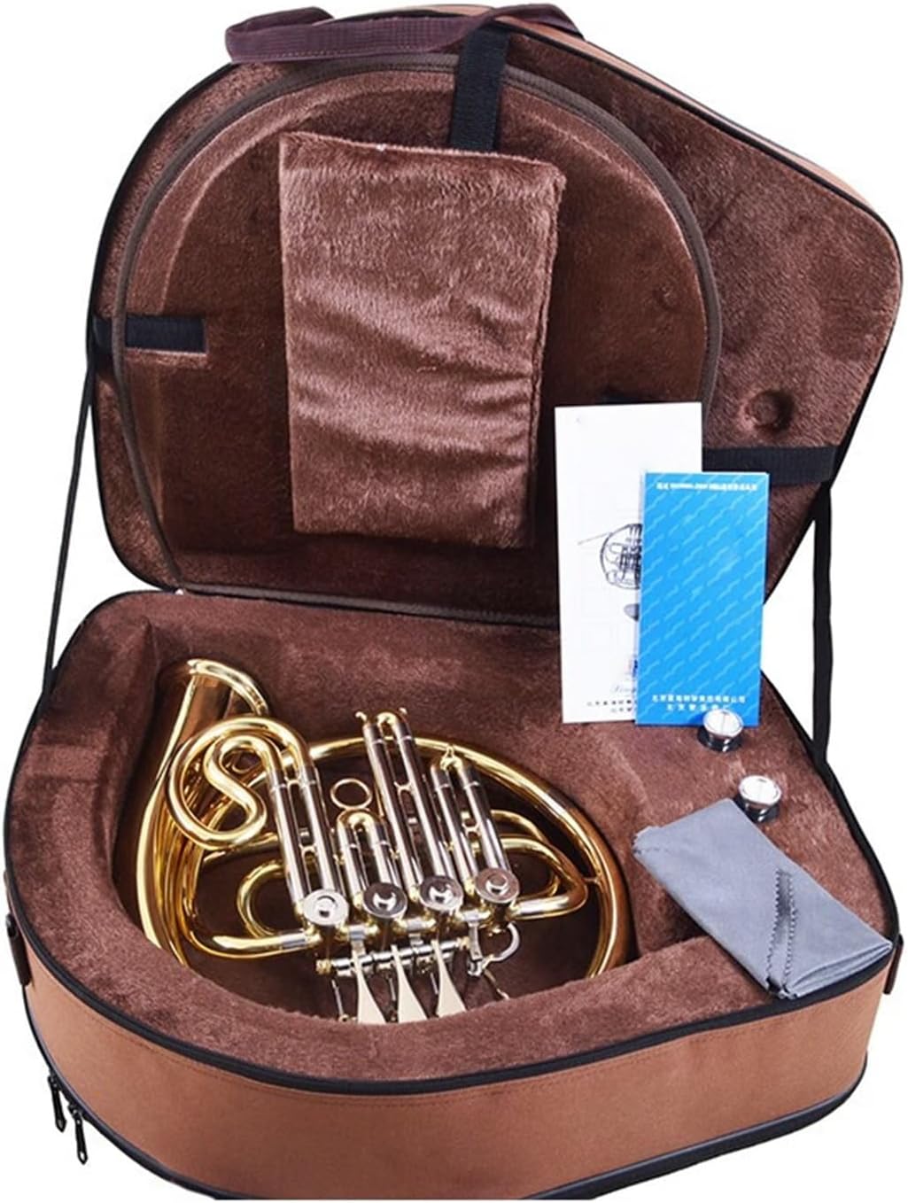 B flat 4 key single row French Horn instrument