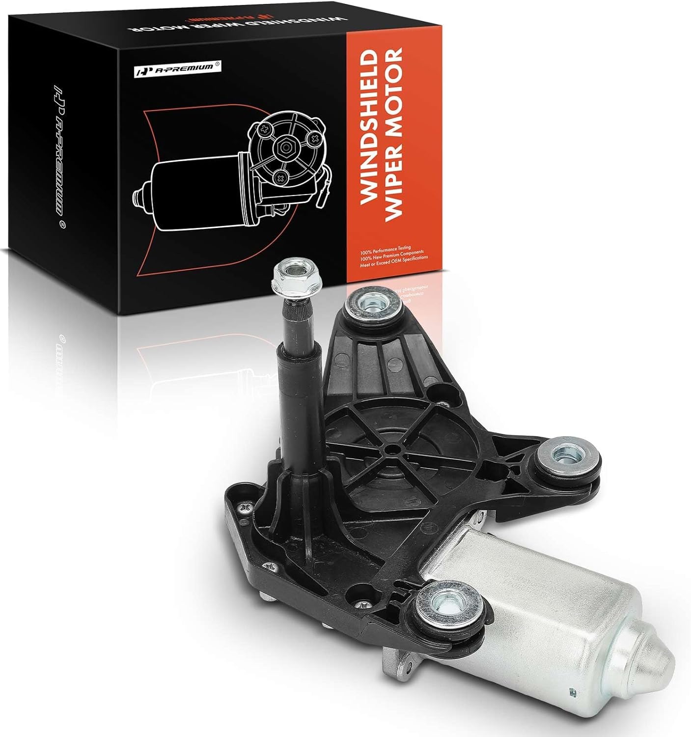 A-Premium Rear Windshield Wiper Motor Compatible with Chrysler Town & Country 2008-2015 & Dodge Grand Caravan 2008-2015 & Ram C/V 2012-2015, 3-Pin, Replace# 5113411AA, 5113411AB, 55157447AA