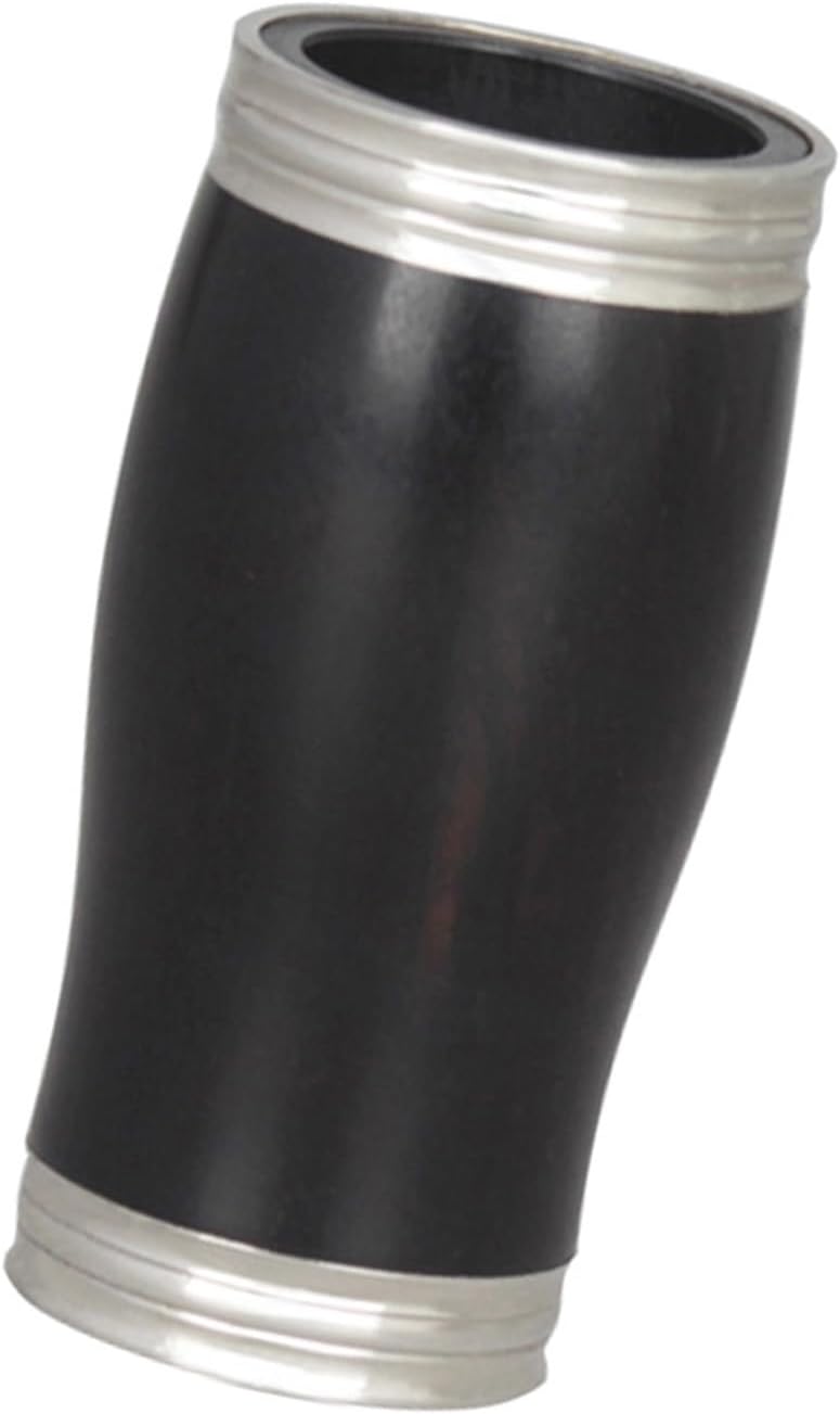 Clarinet Replacement Parts B Flat Clarinet Ebony Tube Clarinet Tube Black With Metal Silver Edge Professional Tuning Wind Instrument Accessories