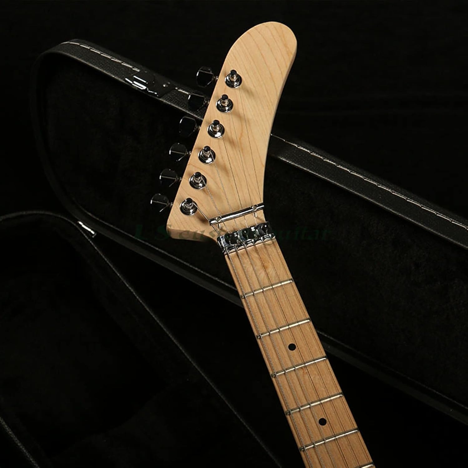 Unfinished Electric Guitar DIY Kits Maple Neck Fingerboard Build Your Own Electric Guitar Unfinished Guitar Set