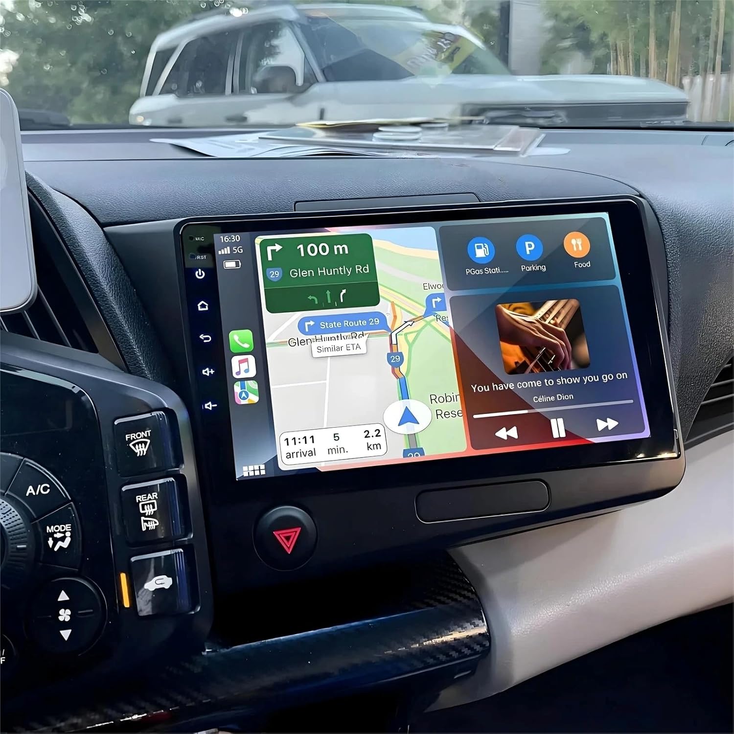 Car Radio Bluetooth for 2013 Honda CRZ, Android 15 4G+64G 9inch IPS Touch Screen Car Stereo with CarPlay Android Auto GPS Navigator WiFi SWC Backup CameraCan Bus Mirrorlink RDS FM USB MIC