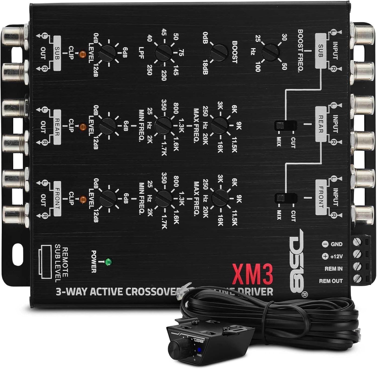 DS18 Audio XM3 Crossover Active 3 Way (DS-XM3)