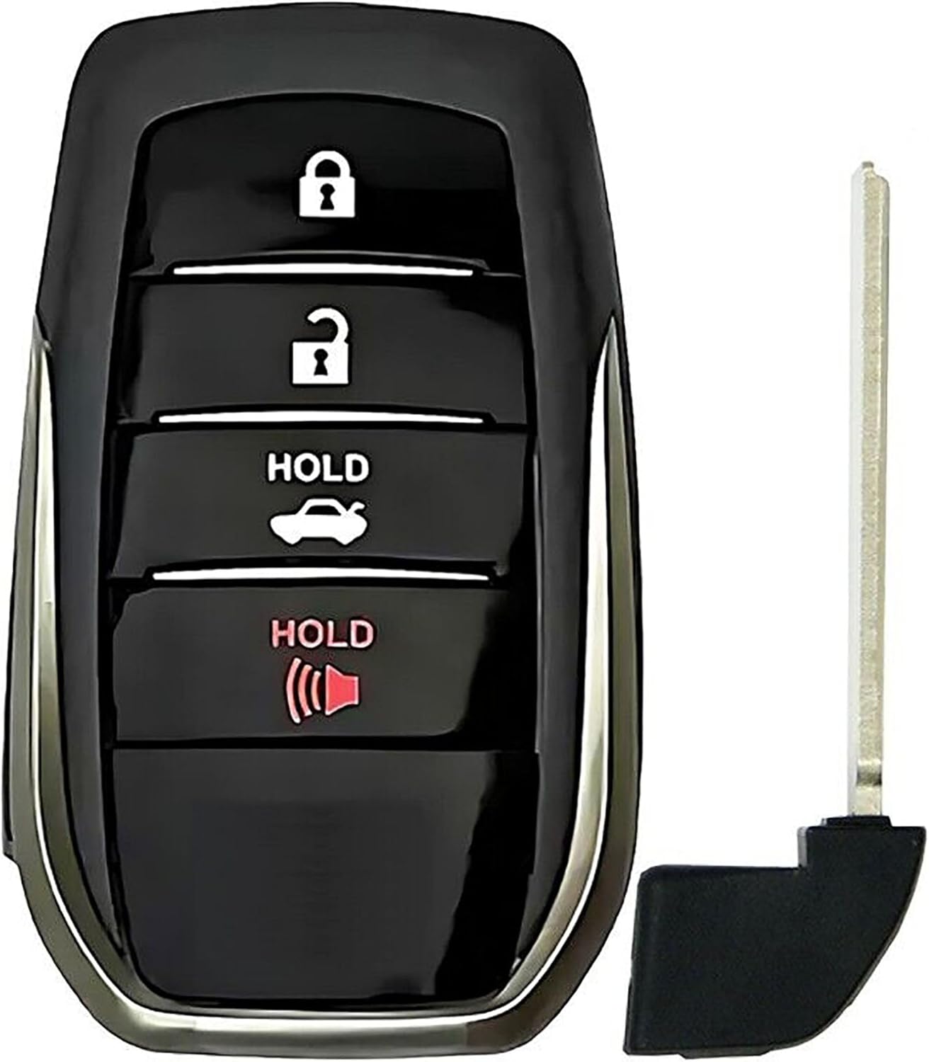 1x New Quality Replacement Proximity Key Fob Compatible with & Fit for 2016-2020 Toyota Mirai - MPN HYQ14FBA-N-02