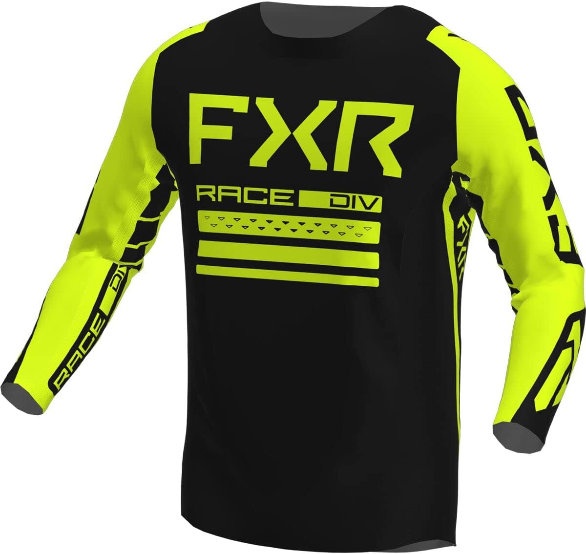 FXR 2023 Contender Jersey (XXX-LARGE) (BLACK/HI-VIZ)