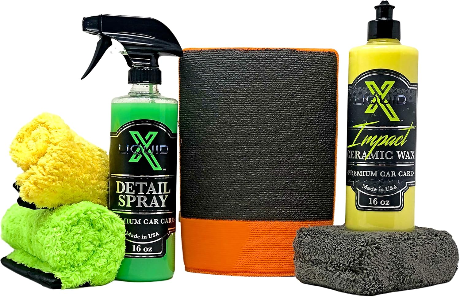Liquid X Clay Mitt & Ceramic Wax Bundle - Remove Surface Contaminants & Add 12 Months of Protection