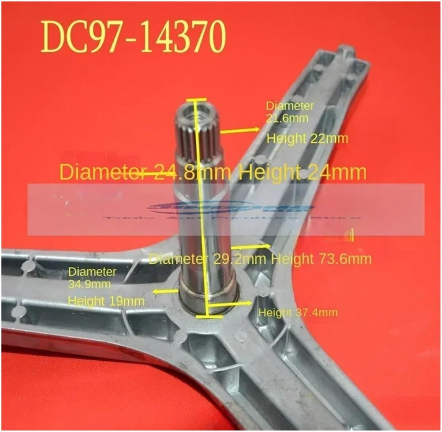 Washing Machine Inner Drum Bracket Spider Arm DC97-14370H Tripod Washing Machine Parts(10pcs)