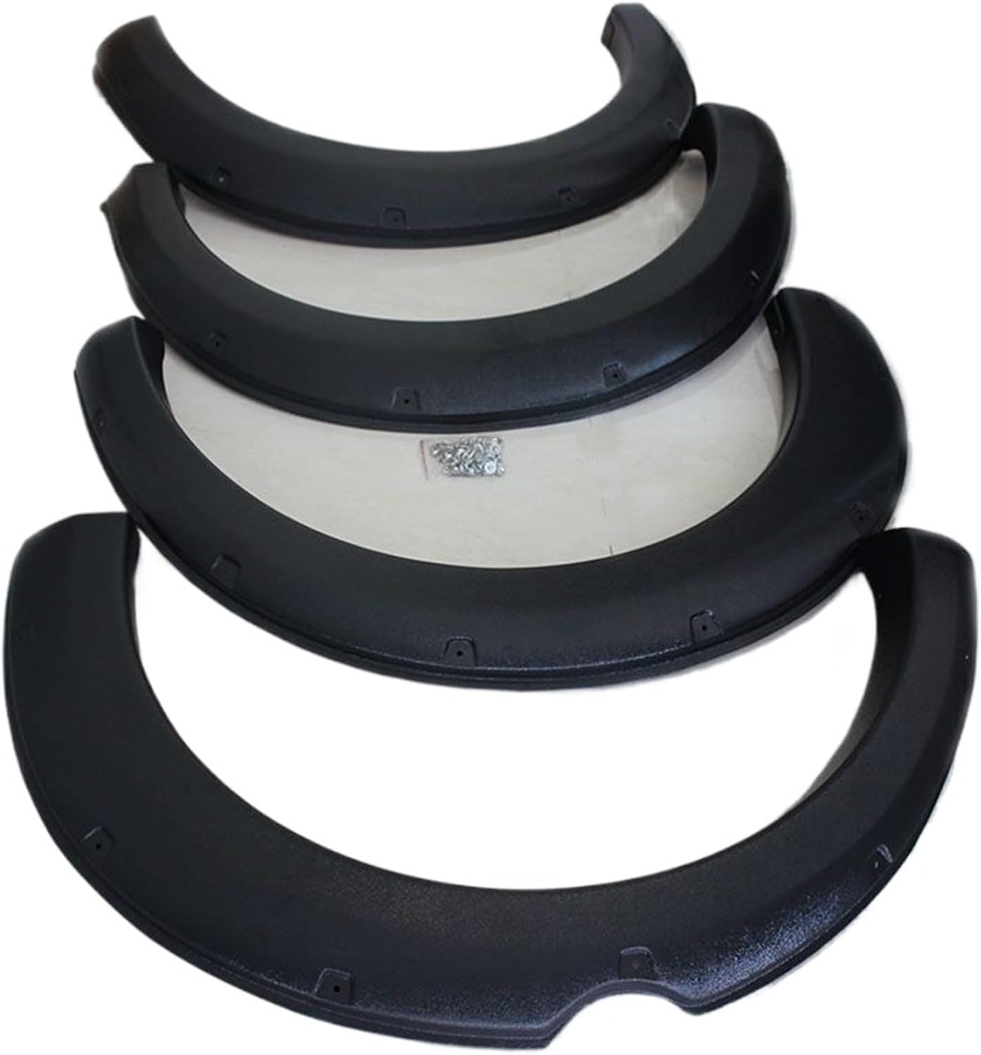 6 Inch Wheel Arch Mudguards Fender Flares Compatible For Mitsubishi L200 Triton 2015 2016 2017 2018 2019 Car Styling Ycsunz(Textured black)