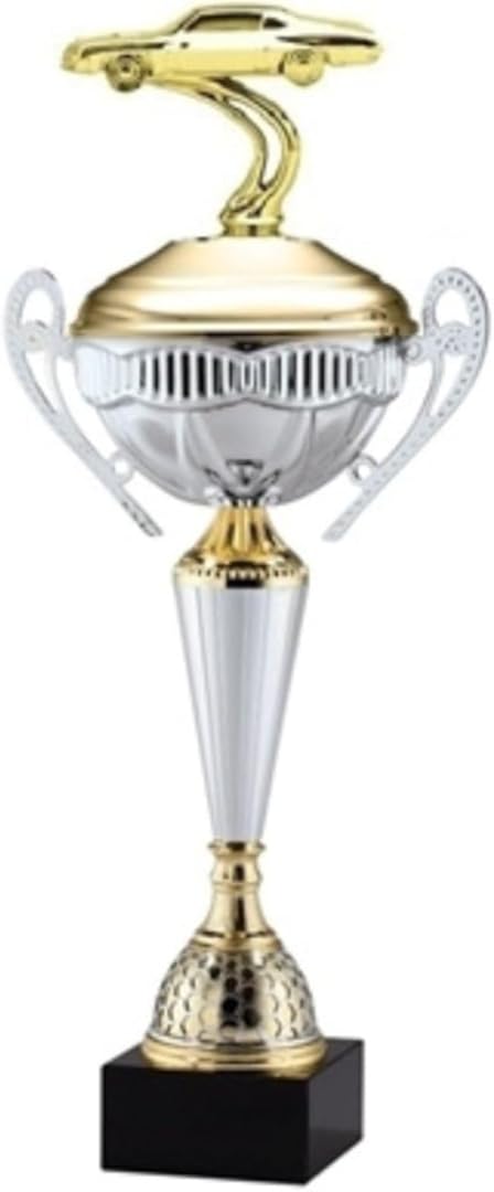 Polaris Motorsport Award Trophy – Premium Metal Cup with Custom Engraving, Racing & Car Show Prize for Drag Competitions, Hot Rod Events, and Classic Auto Recognition