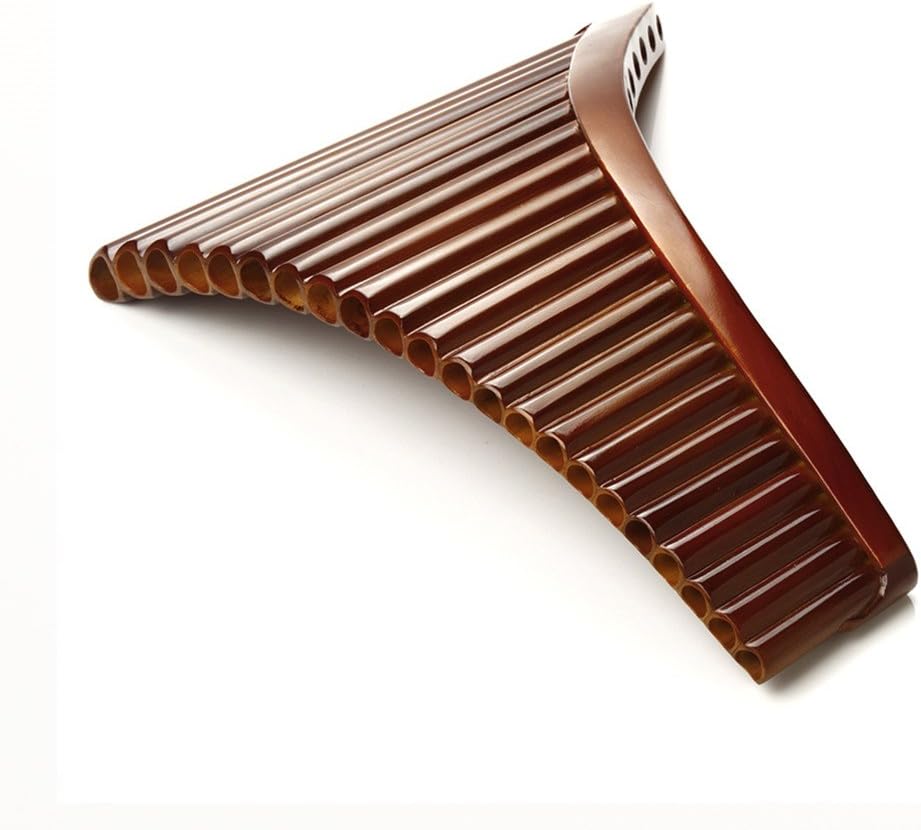 Chinese G Key Pan Flute 22 Pipes Chinese Traditional Musical Instrument Pan Pipes in Left Hand