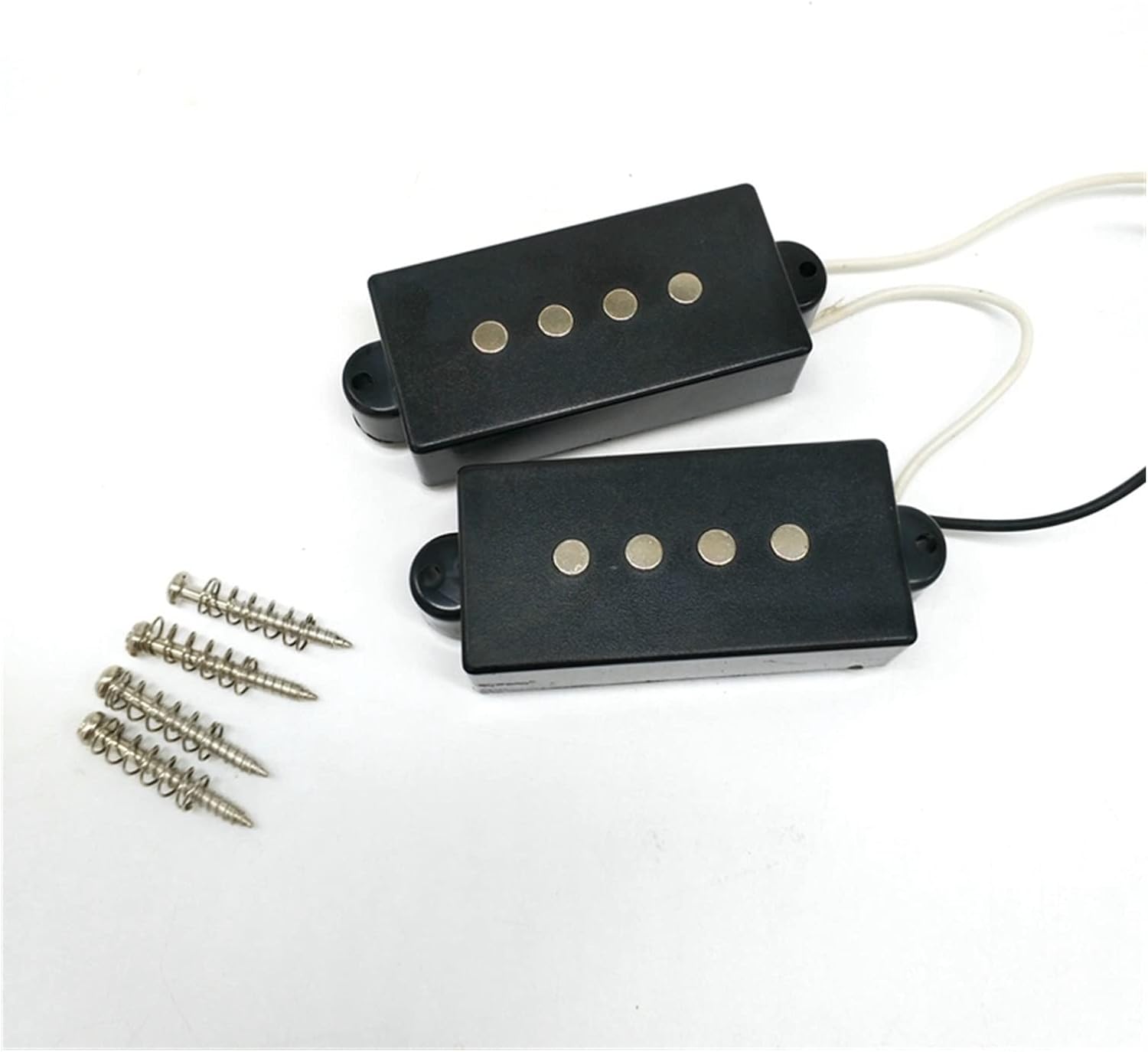 TSTS Electric Guitar Pickup Wire Harness Bass 4-String Electric Guitar Neck and Bridge Pickups Set Guitar Wiring Harness Prewired