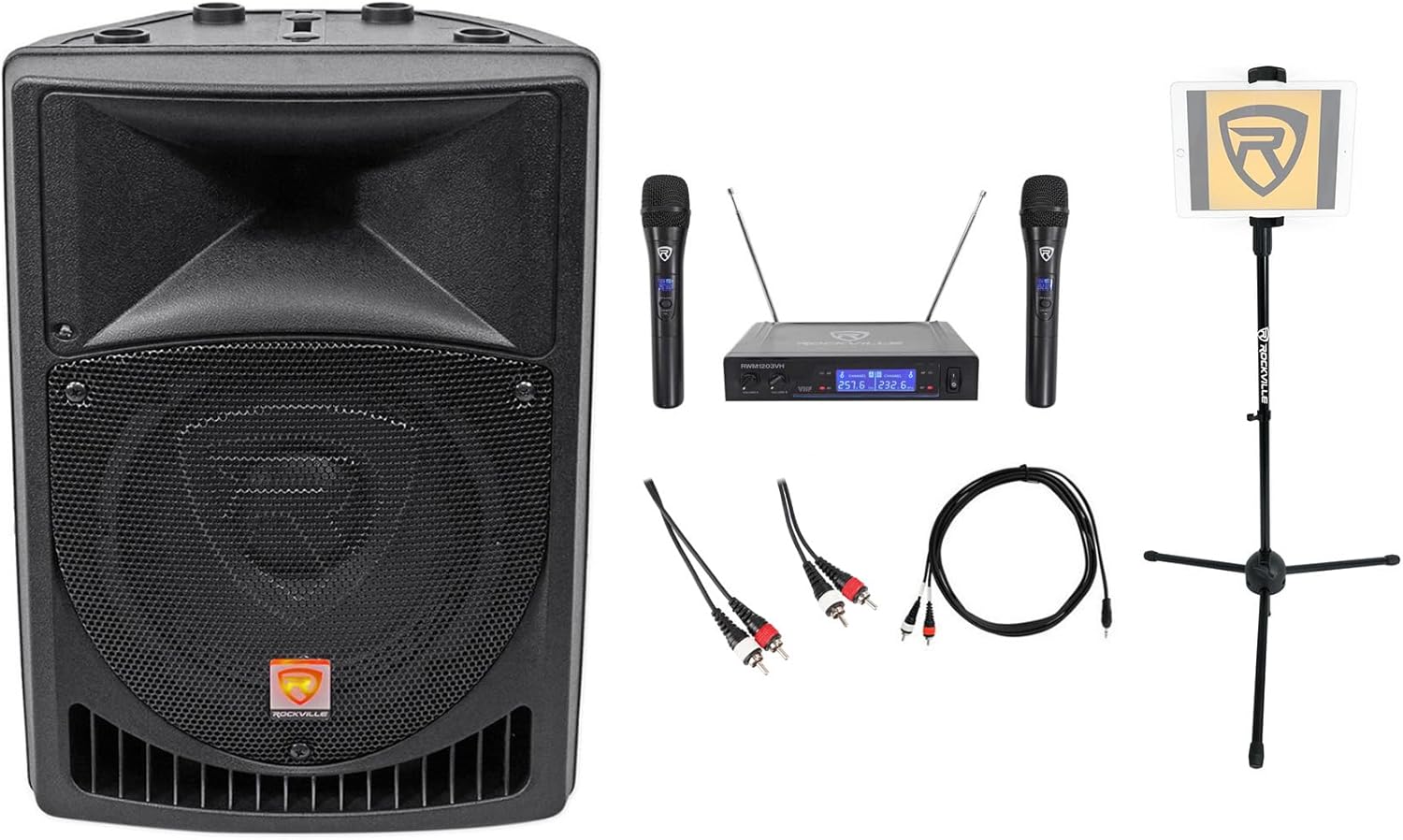 Rockville Karaoke System Bundle: RPG8 8