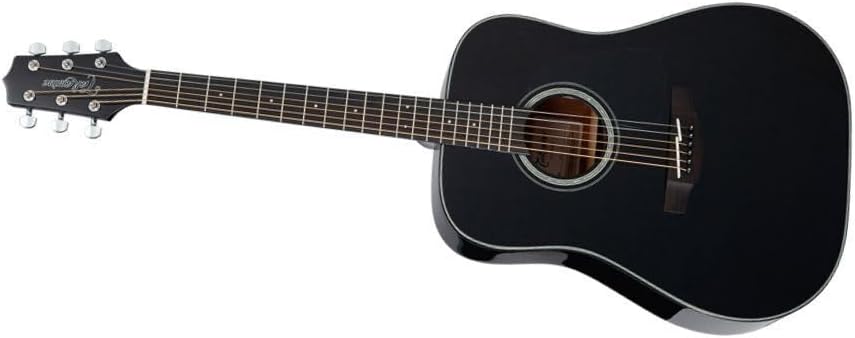 Takamine GD30-BLK Dreadnought Acoustic Guitar, Black
