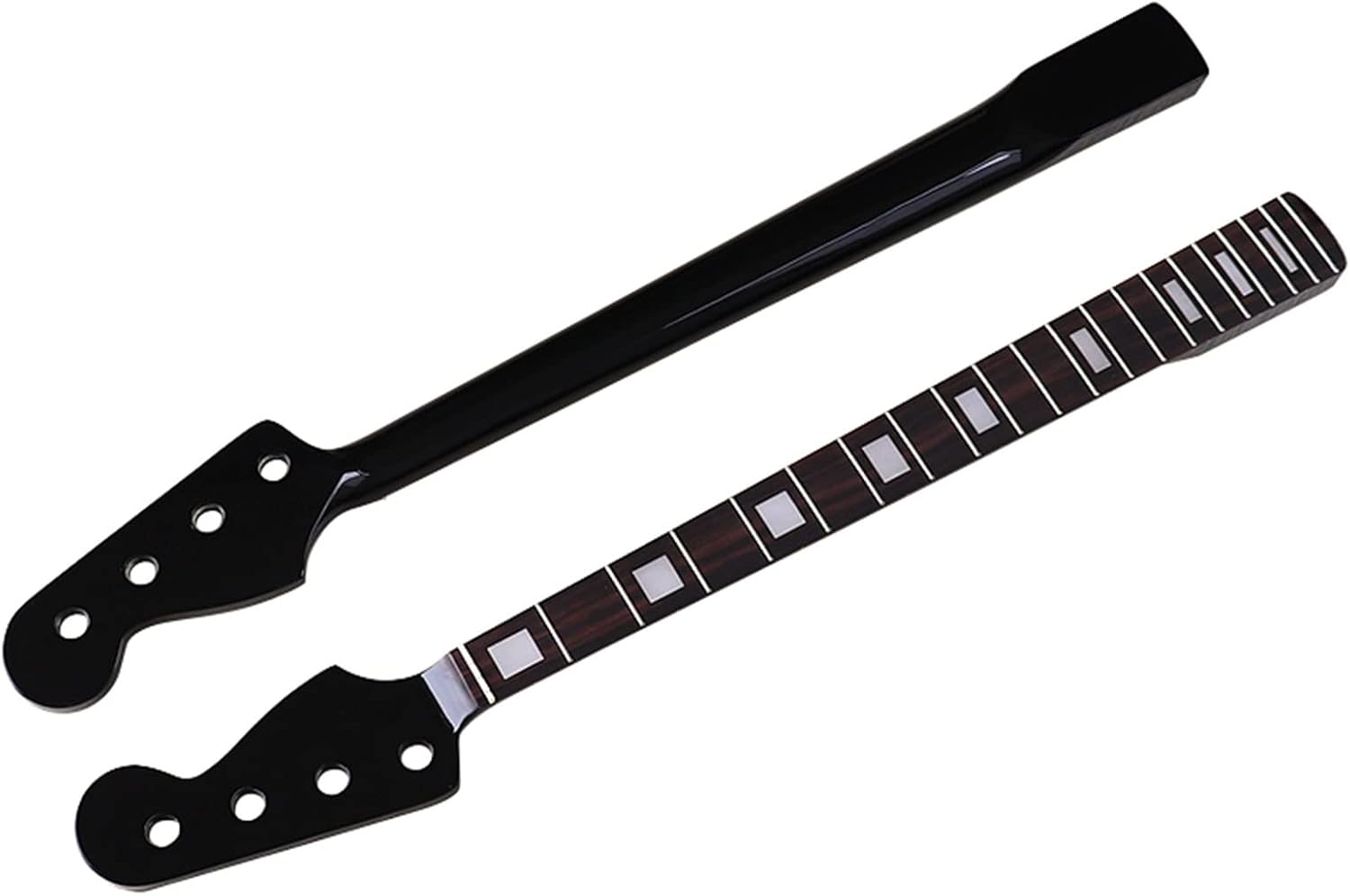 Electic Bass Guitar Neck 4 String Black Neck Maple Wood 20F Guitar Neck Electric Guitar Neck