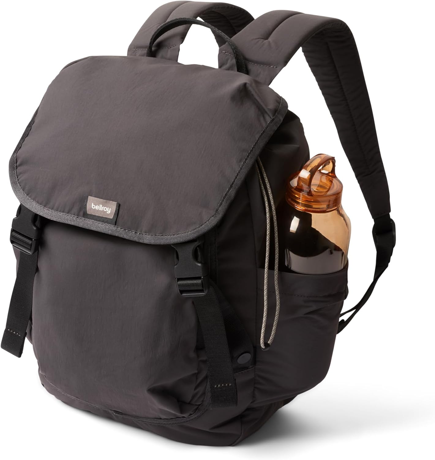 Bellroy Cinch Backpack (lightweight 20 liter backpack with external organization and adjustable shoulder straps) - Charcoal