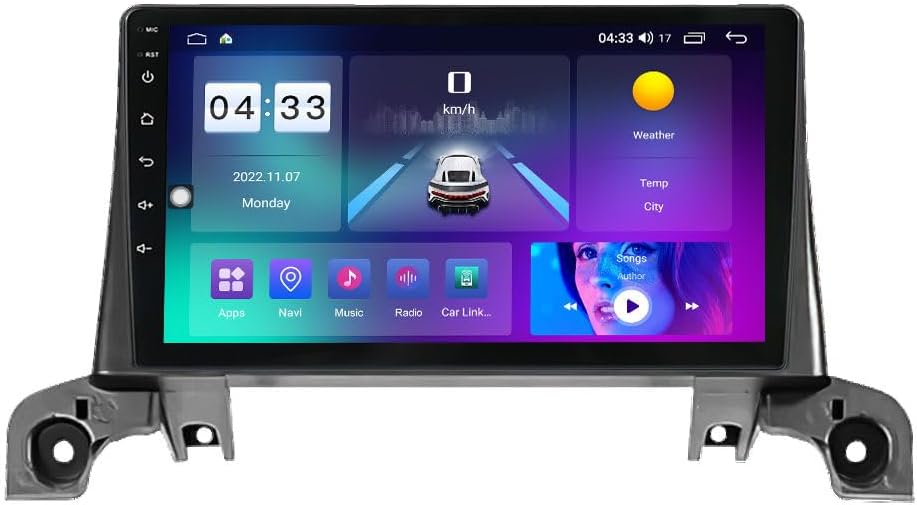 Android Car Stereo for 2020 Peugeot 3008,9 inch IPS Touchscreen with Upgrade Wireless CarPlay & Android Auto,WiFi/GPS,Support SWC and Subwoofer,8-Core 8G+256G