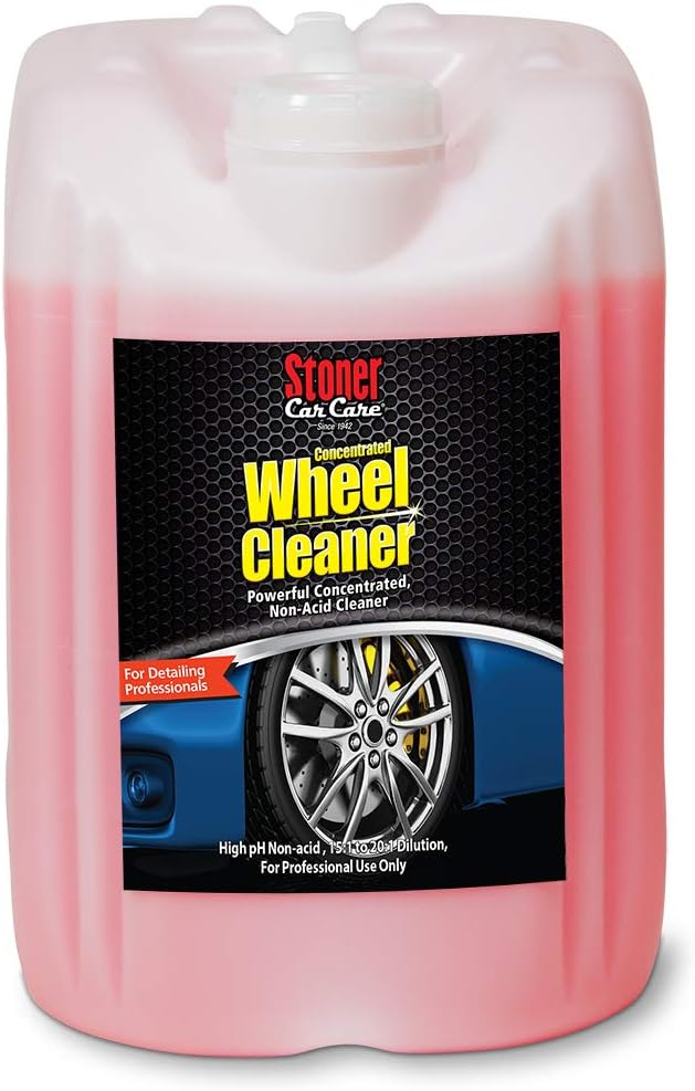 Stoner Car Care B548PL 5-Gallon Concentrated Wheel and Tire Cleaner Powerful Non-Acid Removes Brake Dust and Road Film