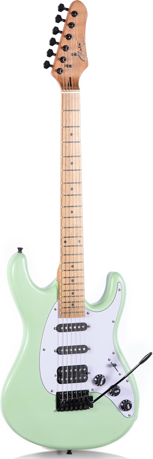 Grote Electric Solid Body Guitar Modern-GST For Beginners (Surf Green)