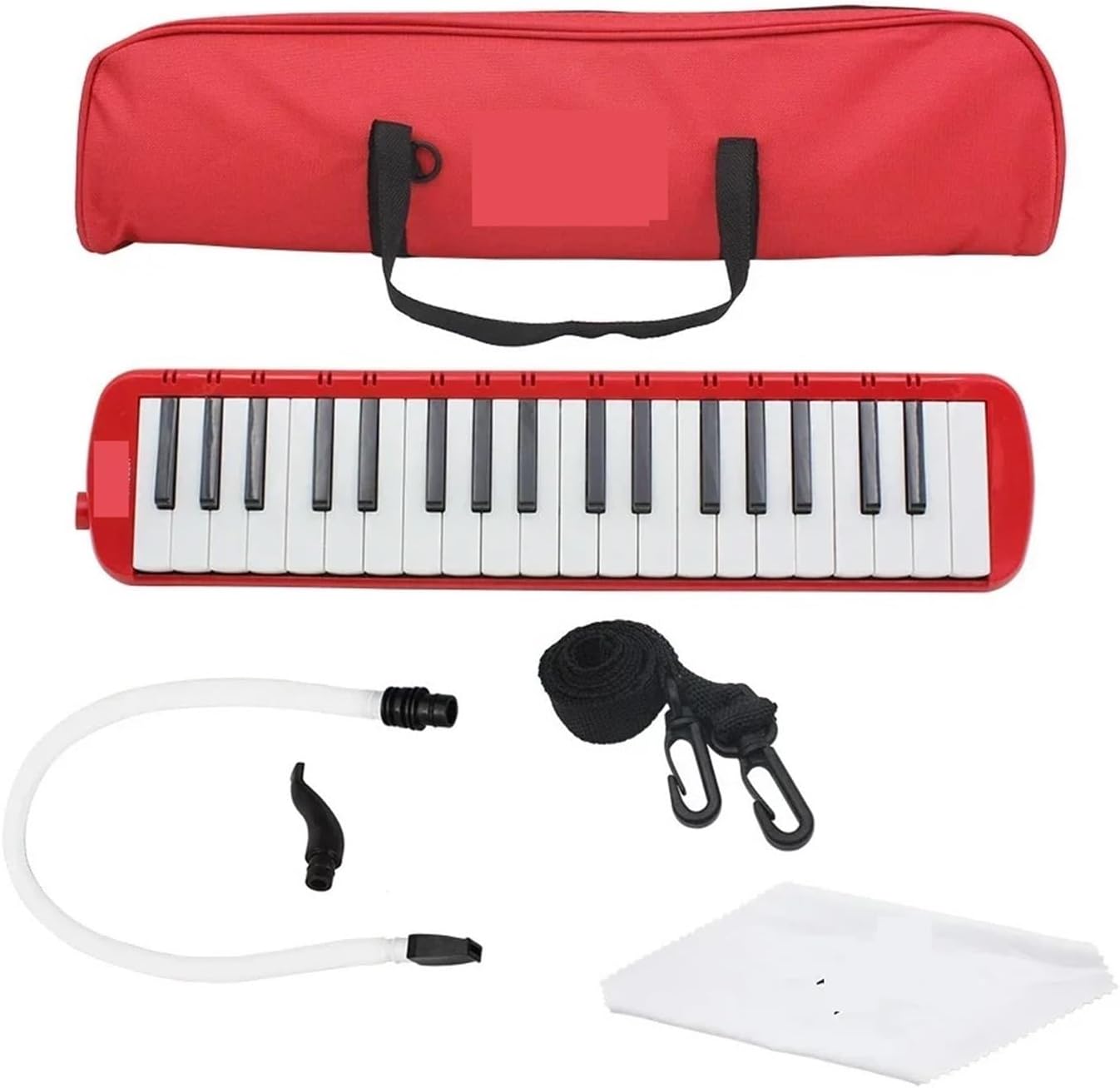Melodica Melodica 32/37 Keys Piano Keyboard Mouth Organ Musical Beginner Children Educational Gift(IRIN 37 Keys Black)