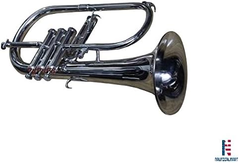 Brass Flugelhorn Chrome Bb Pitch W Hardcase Mp Fluglehor Silver
