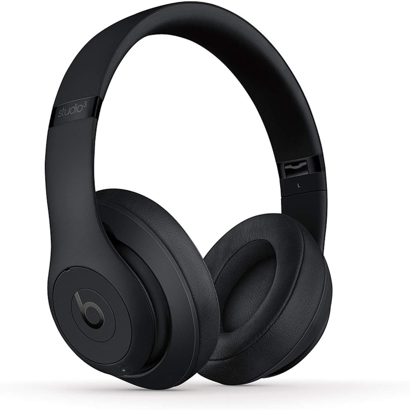 Beats Studio3 Wireless Noise Cancelling Over-Ear Headphones - Apple W1 Headphone Chip, Class 1 Bluetooth, Active Noise Cancelling, 22 Hours of Listening Time - Matte Black (Previous Model)