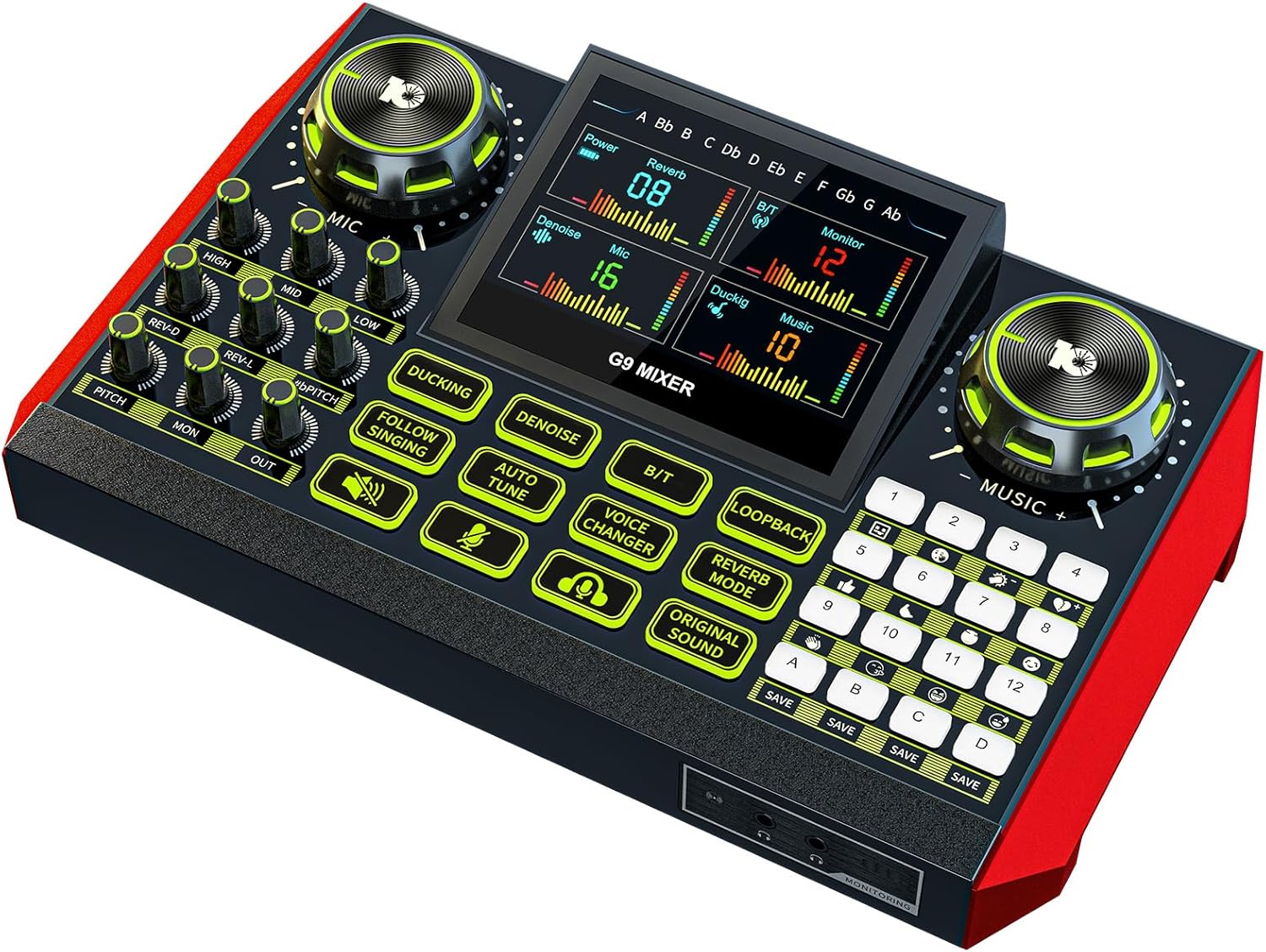 G9 Podcast Equipment Bundle, Audio Interface Gamer and All-in-One DJ Mixer, Perfect for Live Streaming, Singing, YouTube, Gaming for Live Streaming, Singing, YouTube, Gaming